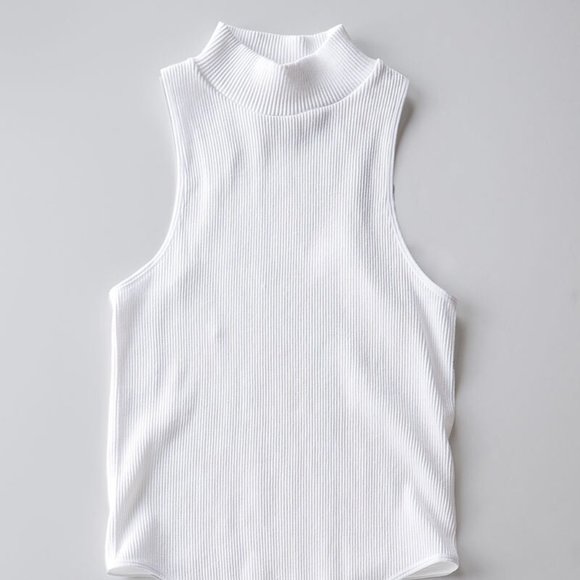 Halter Knit One Piece in White - Picture 1 of 2